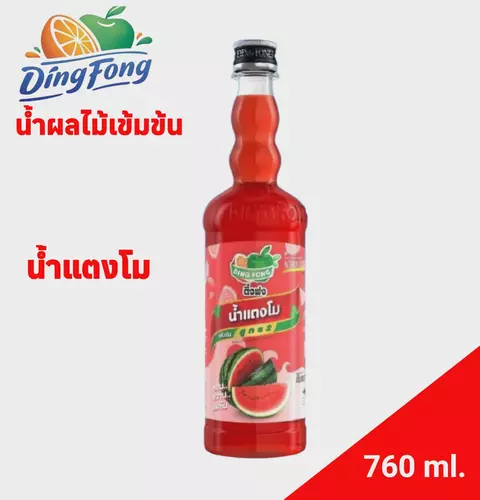 น้ำแตงโมเข้มข้น ติ่งฟง 760 ml.