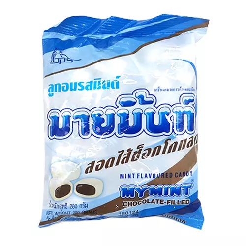 มายมิ้นท์ ลูกอม รสมินต์ สอดไส้ช็อกโกแลต 100 เม็ด (152844)