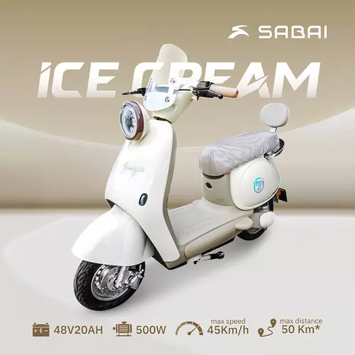 SABAI-IceCream รุ่นใหม่ รถไฟฟ้า2ล้อ ผู้ใหญ่ใช้ได้ เด็กขี่ง่าย ขับนิ่ม ชาร์จเร็ว พร้อมรับประกัน มีสาขาทั่วปนะเทศ