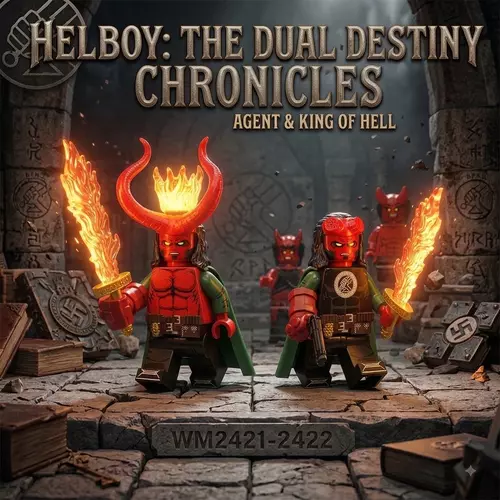 พร้อมส่งในไทย 🚚 ตัวต่อมินิฟิกเกอร์ WM 2421-2422 Hellboy