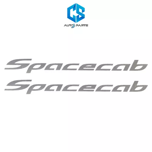สติ๊กเกอร์ Spacecab (สีเทาอ่อน) - ISUZU D-MAX ALL NEW ปี12-19 (ติดข้างประตู)