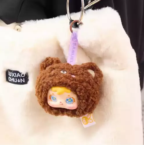 SAMUEL Mini Small Animal ตากลิ้ง2แบบ/เปลี่ยนหน้าได้ ซามูเอลตุ๊กตาตุ๊กขนาด 6 ซม. ตุ๊กตาพวงกุญแจ-ของแท้พร้อมส่งจากไทย กทม