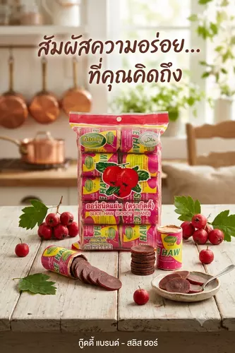 ฮอร์ชิ้นแผ่น ขนมเซียงจา ตรากู๊ดดี้ (Goody Brand Slice Haw) ขนมเหรียญโบราณรสผลไม้เปรี้ยวหวาน ขนมยุค 90