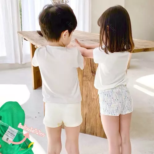 Chor kids ขาสั้นเด็ก กางเกงมีขาสำหรับเด็กผู้ชายและเด็กผู้หญิง ไซส์S