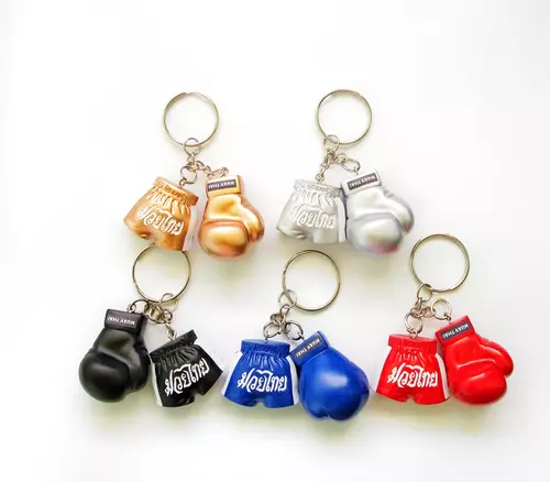 🥊🩳พวงกุญแจนวม+กางเกงมวยไทย (Boxing Gloves+Muay Thai Shorts Key Chain)