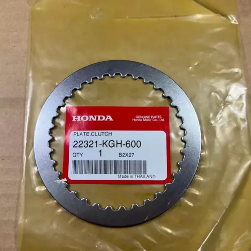 แผ่นเหล็กรองคลัตซ์ W-125,Sonic,Nice125 แท้เบิกศูนย์ 22321-KGH-600