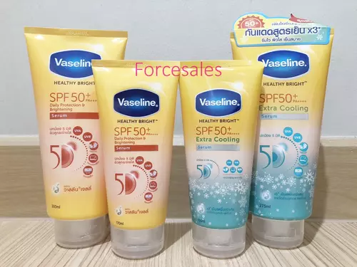 VASELINE วาสลีน เฮลธี้ ไบร์ท เดลี่ /คูลลิ่ง โพรเทคชั่น แอนด์ ไบร์ทเทนนิ่ง เซรั่ม SPF50+ PA++++