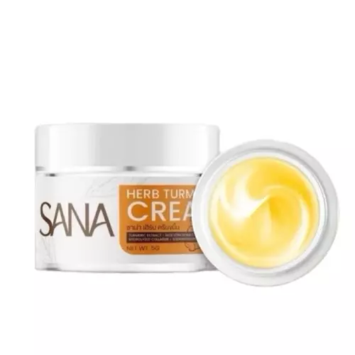 ครีมขมิ้น ซาน่า เฮิร์บ Sana Herb Turmeric Cream ( ปริมาณ 5 กรัม )
