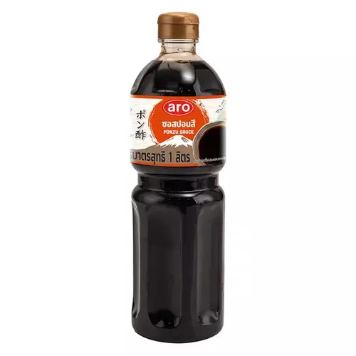 ซอสปอนสึ 1 ลิตร ตราเอโร่  ซอสรสเปรี้ยว PONZU SAUCE สไตล์ญี่ปุ่น