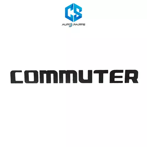 สติ๊กเกอร์ COMMUTER - TOYOTA COMMUTER (ติดฝาท้าย)