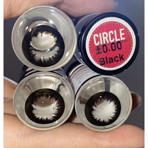 คอนแทคเลนส์ ขนาดบิ๊กอาย  โตมาก circle สี : Black แถมตลับทุกคู่ นะค้า