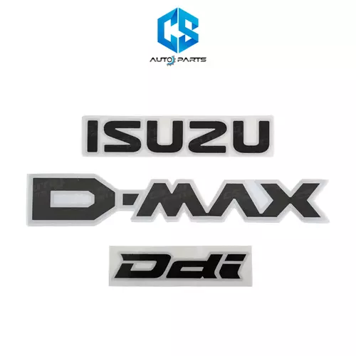 สติ๊กเกอร์ ISUZU D-MAX Ddi (สีดำ) - ISUZU ALL NEW ปี12-15 (ติดฝาท้ายกระบะ)