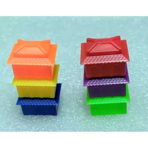 Pawn บ้านเล็ก (บ้านเกมเศรษฐี) ขนาด 1.2X1.8X1.3 ซม. ( ราคาต่อชุด)