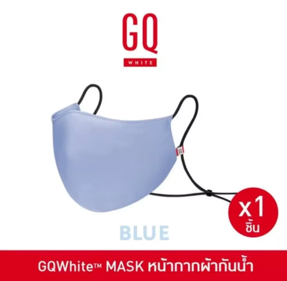 🆓ส่งฟรี] หน้ากากผ้าผู้ใหญ่ GQ ลิขสิทธิ์ของแท้ กันน้ำ ฝุ่น ไวรัส แบคทีเรีย🆓มีโปร.รับสินค้าฟรี