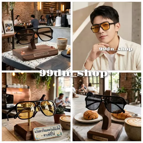 แว่นแฟชั่น แว่นกันแดด RB2 แนววินเทจ ทรงโอเวอร์ไซส์ ป้องกันUV100%