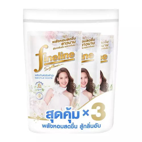 ไฟน์ไลน์ น้ํายาปรับผ้านุ่ม สูตรมาตรฐาน สีขาว 470 มล. x 3 217996