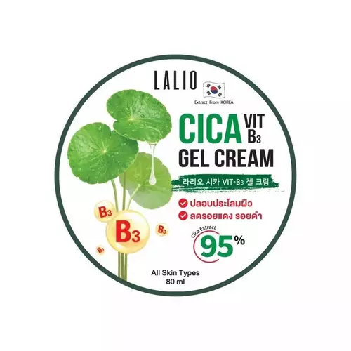 ซิก้า เจลครีม ลาลิโอ Lalio Cica Vit B3 Gel Cream ( ปริมาณ 80 ml. )