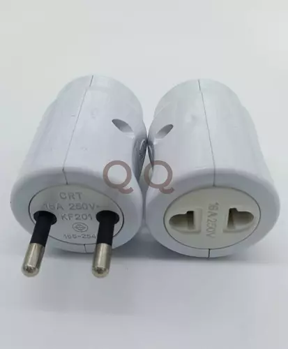 CRT​ ปลั๊ก​ตัวผู้​ 2 ขา​+ปลั๊ก​ตัวเมีย​ 2​ ขา​ ตัวกลม​ 16A​ 250v​ (จำนวน​ 1​ คู่)​