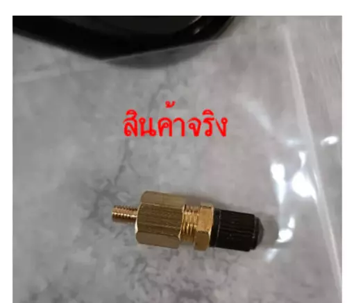 Ads จุ๊บลม สำหรับถังถังไนโตรเจนแรงดัน PT 1/8 เกลียว M5x0.8 ใช้กับปั้มเหลี่ยมยี่ห้อ Mitsubishi และ Hitachi