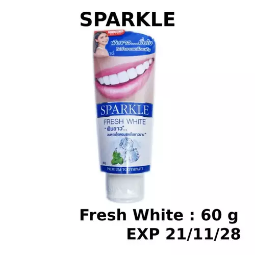 ยาสีฟัน SPARKLE : Fresh White 60 g