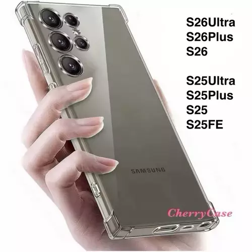 เคสใสกันกล้อง Samsung S26 Fe S26 ultra s26 plus S26 S25 FE S25 ultra S25 plus S25  กันกระแทกขอบ