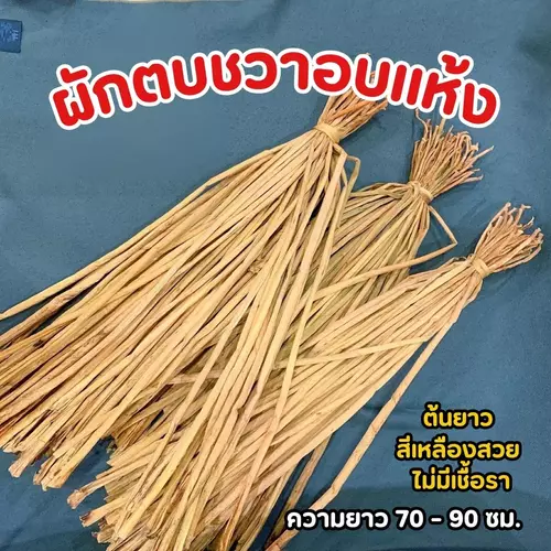 ผักตบชวาอบแห้ง ☘️เส้นยาว70-90 cm. ไม่มีเชื้อรา ผ่านการบแล้ว นำไปถัก จักสาน งานhandmade DIY