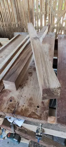🌳 ไม้สักแท้จากแพร่ ไม้สี่เหลี่ยม ขนาด 3.5 × 30 ซม. และ 3.5 × 60 ซม. ไม้สักขัดเรียบ พร้อมใช้งาน