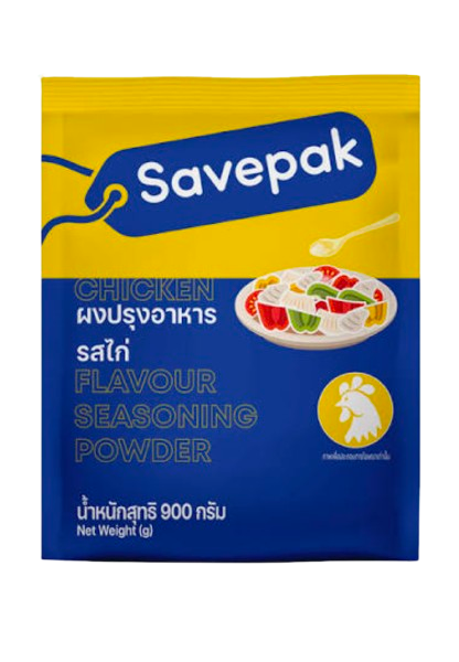 ผงปรุงอาหารรสไก่ (ตรา เซพแพ็ค) ขนาด 900 กรัม
