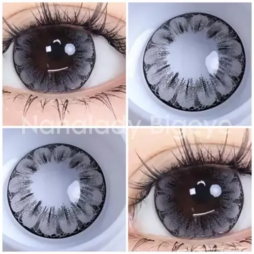 Selena gray brown bigeye คอนแทคเลนส์ ilens บิ๊กอาย มีเลขที่ อ.ย.จดเเจ้งถูกต้อง