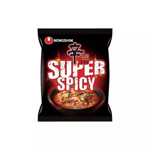 [ซองเดียว] Nongshim Shin Ramyun Red Super Spicy นงชิมรามยอน ชิน เรด ซูปเปอร์ สไปซี่ (22355451380)