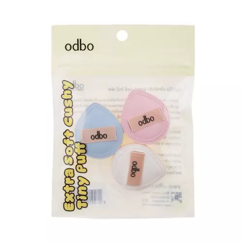 พัฟแต่งหน้า 3 ชิ้น 3 สี odbo Extra Soft Cushy Tiny Puff #OD8047