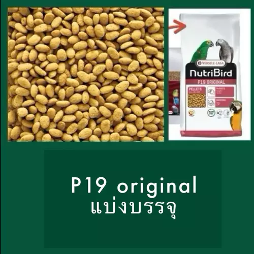 (แบ่งบรรจุ) NutriBird P19 Original อาหารนก นูทรีเบิร์ดพี19 ออริจินัล