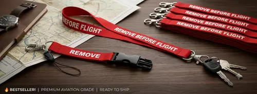 Remove Before Flight สายคล้องคอ สายคล้องบัตร สายคล้องบัตรพนักงาน Lanyards for keys