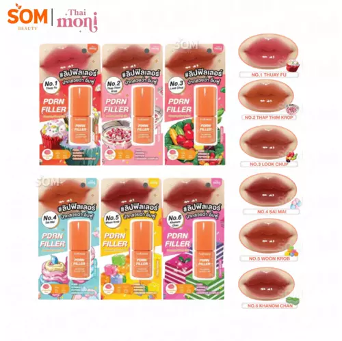 Thai moni PDRN FILLER PUMPING GLAZZY TINT ลิปฟิลเลอร์ปากฟู ปากฉ่ำ เหมือนเติมฟิลเลอร์