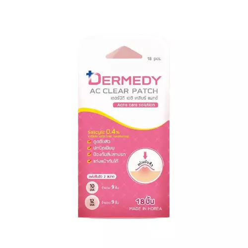 แผ่นแปะสิว DERMEDY AC CLEAR PATCH ( 18 ชิ้น )
