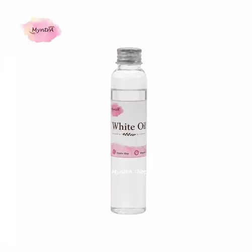 White Oil  100 ml. (85 g.), Mineral Oil, Carnation Oil, Paraffin Oil, น้ำมันแก้ว, น้ำมันขาว 100% - USP Grade (India)