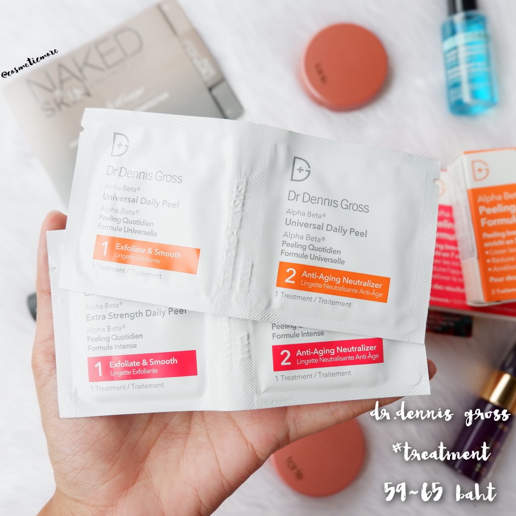 พร้อมส่ง! ❤️ dr.dennis gross alpha beta® universal(ส้ม)/extra strength(แดง) daily peel