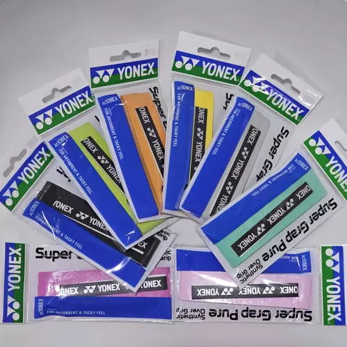 กริปพันด้ามไม้แบด AC108EX Super Grap Pure เหนียว หนึบ นุ่ม กระชับมือ ซึมซับดีเยี่ยม พร้อมส่ง