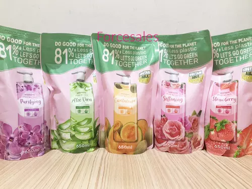 WATSONS วัตสัน เลิฟ มาย สกิน  ครีม บอดี้ วอช 650มล.(รีฟิล)