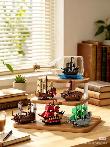 ตัวต่อนาโน Size L - Mekansm - Mini Pirate Ship