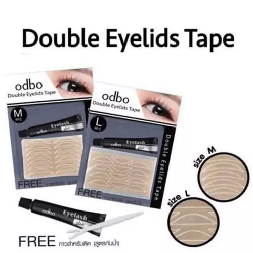 ODBO OD848 OD848 ODBO DOUBLE EYELIDS TAPE ตาข่ายติดตาสองชั้น ติดง่ายแนบสนิทอ่อนโยน ไม่ระคายเคืองตา ติดทน