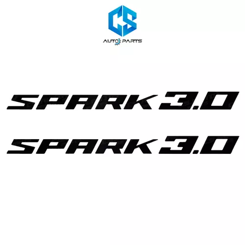 สติ๊กเกอร์ SPARK 3.0 (สีเทาเข้ม) - ISUZU D-MAX ALL NEW ปี20-24 (ติดข้างประตู)