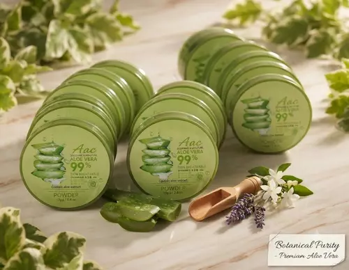 AAC Aloe Vera Powder แป้งอัดแข็ง ผสมอโลเวร่า 99% มี 3 เฉดสีให้เลือกตามโทนผิว