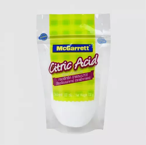 แม็กกาแรต กรดมะนาว กรดซิทริก 100กรัม Mcgarrett Citic Acid 100g. หมดอายุ 04/2028
