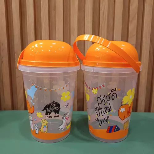 ถังน้ำ ถังพันธุ์ไทยพาหมาจ๋า 1 ลิตร ของแท้ น่ารักลิมิเต็ด แก้วน้ำใส่น้ำดื่ม