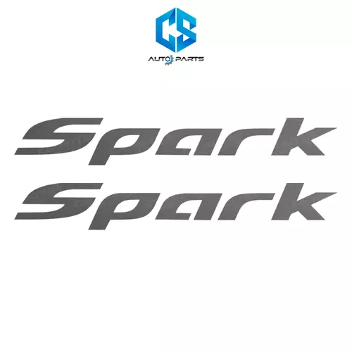 สติ๊กเกอร์ Spark (สีเทาอ่อน) - ISUZU D-MAX ALL NEW ปี12-19 (ติดข้างประตู)