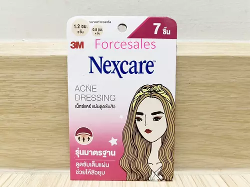 3M Nexcare Acne size 0.8cm/ 1.2cm 7 Dots แผ่นซับสิวสูตรพิเศษ