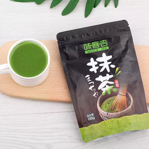 ผงชามัทฉะ 100g เกรดดีนำเข้าจากญี่ปุ่น หอมผงชาเขียว ผงมัทฉะ ผงชาเขียวมัทฉะ