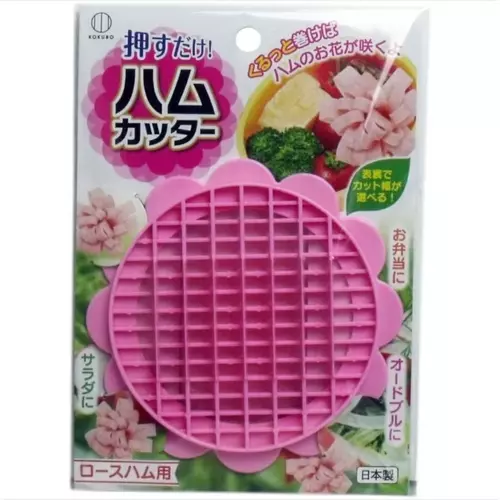 ที่ตัดแฮมลายดอกญี่ปุ่น Kokubo ✿ อุปกรณ์ตกแต่งเบนโตะ/อาหารน่ารัก Made in Japan