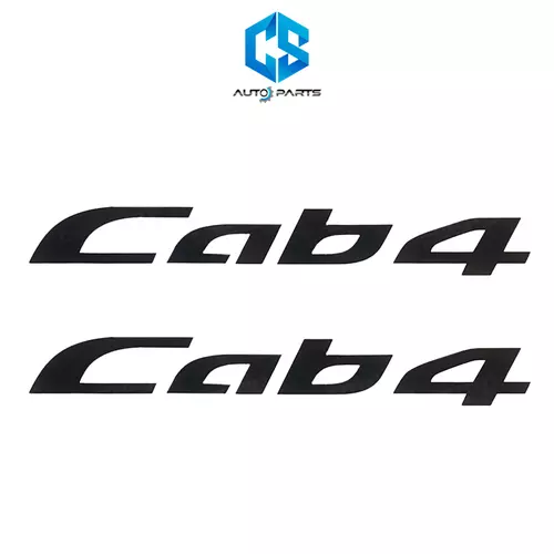 สติ๊กเกอร์ Cab4 (สีเทาเข้ม) - ISUZU D-MAX ALL NEW ปี12-19 (ติดข้างประตู)